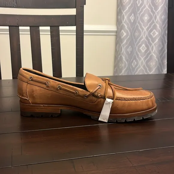 Polo Ralph Lauren Camden Moccasin Loafers Shoes Vintage Made In Brazil Mens 10