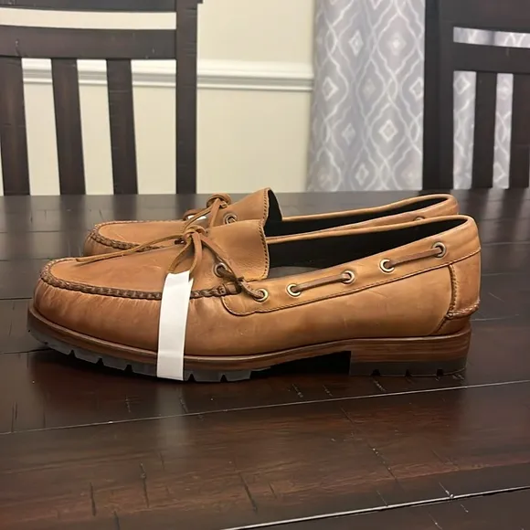 Polo Ralph Lauren Camden Moccasin Loafers Shoes Vintage Made In Brazil Mens 10