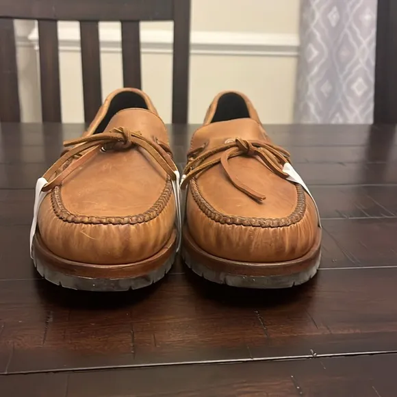 Polo Ralph Lauren Camden Moccasin Loafers Shoes Vintage Made In Brazil Mens 10