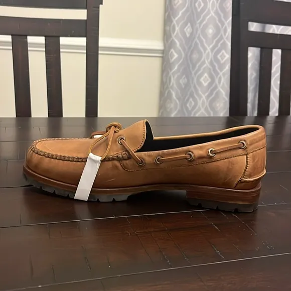 Polo Ralph Lauren Camden Moccasin Loafers Shoes Vintage Made In Brazil Mens 10
