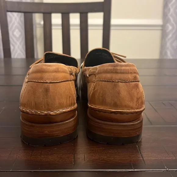 Polo Ralph Lauren Camden Moccasin Loafers Shoes Vintage Made In Brazil Mens 10