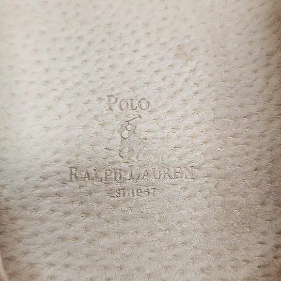 POLO RALPH LAUREN TELLY LEATHER COGNAC PENNY DRIVING LOAFERS MENS 11.5D VERY GUC