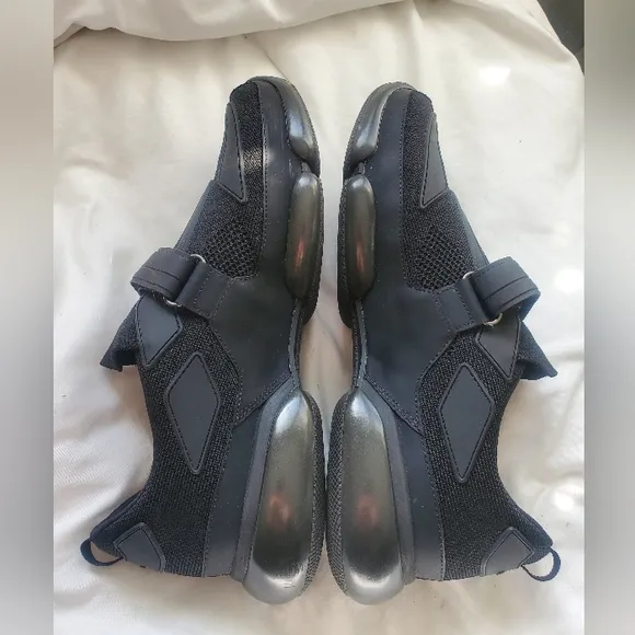 Prada Cloudbust Velcro Strap Shoes Black