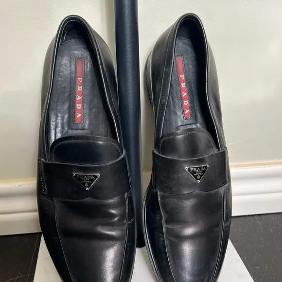 Prada Men's Black Loafers
