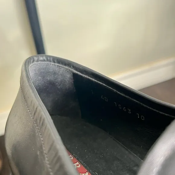 Prada Men's Black Loafers