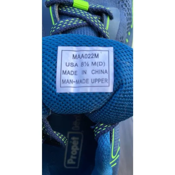 Propet OrthoLite Insole One Lt. MAA022M Men's Size 8.5M Comfort Athletic Sneaker