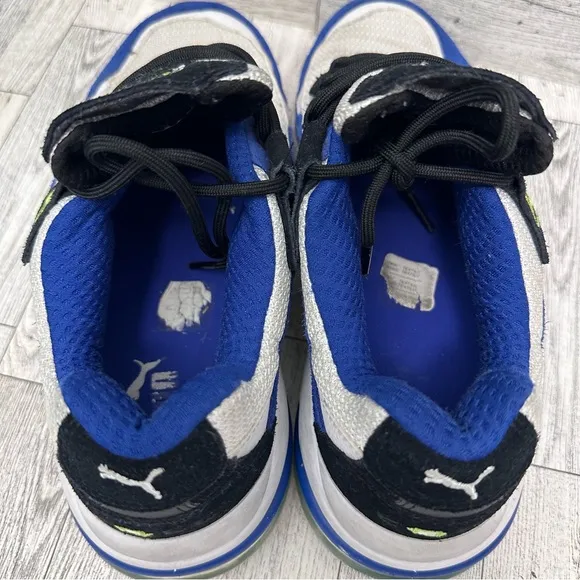 Puma Cell Venom Shoes White Blue Sneakers 369630-01 Youth Size 7 C