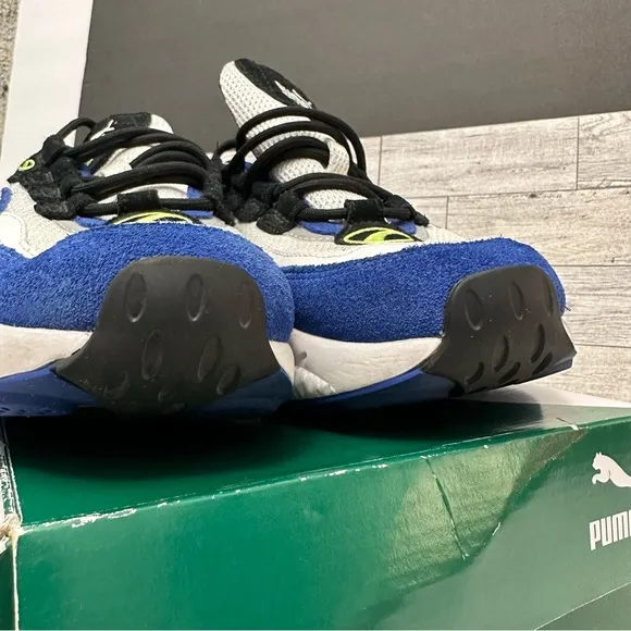 Puma Cell Venom Shoes White Blue Sneakers 369630-01 Youth Size 7 C