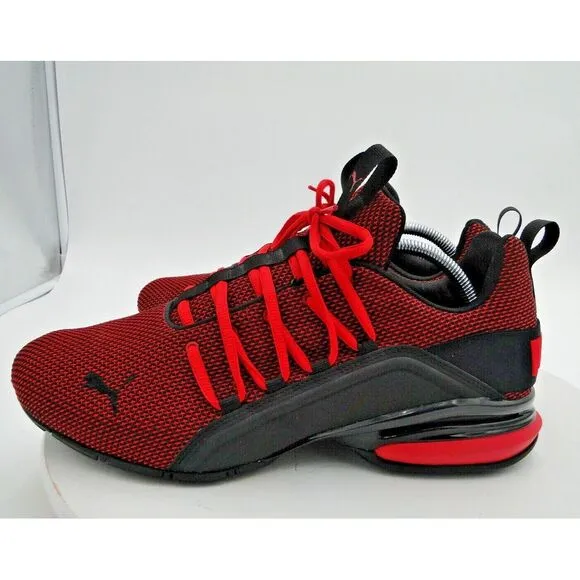 Puma Mens Axelion 192488 03 Red Casual Shoes Sneakers Size 11