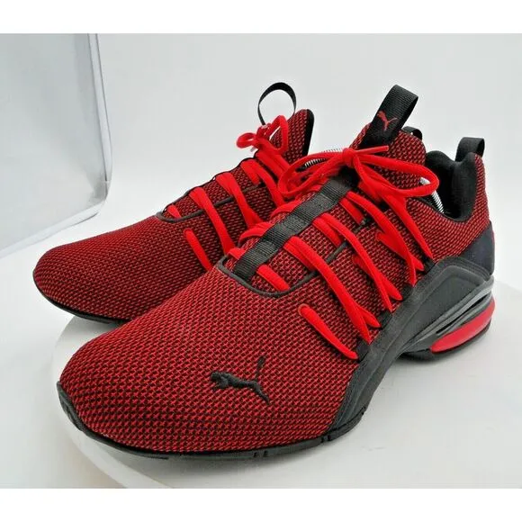 Puma Mens Axelion 192488 03 Red Casual Shoes Sneakers Size 11