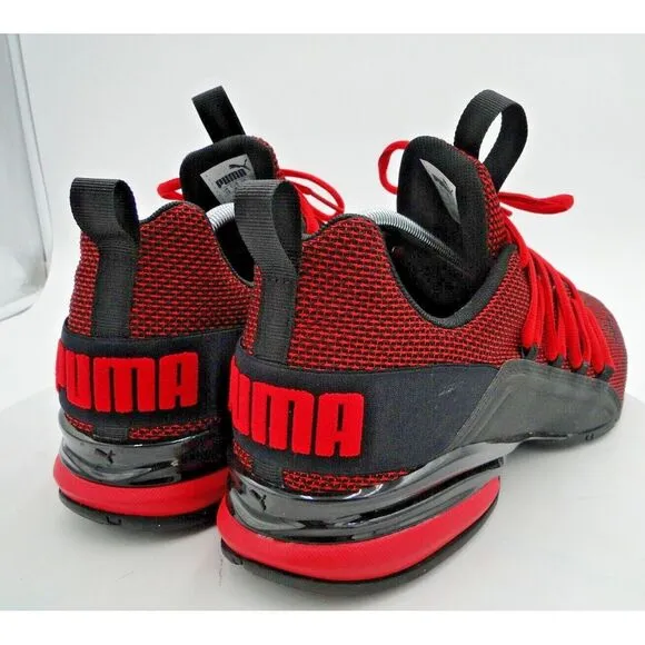 Puma Mens Axelion 192488 03 Red Casual Shoes Sneakers Size 11