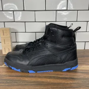 Puma RBD Game Youth Boy's Size 5 Shoes Black High Top Softfoam Casual Sneakers