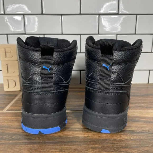 Puma RBD Game Youth Boy's Size 5 Shoes Black High Top Softfoam Casual Sneakers