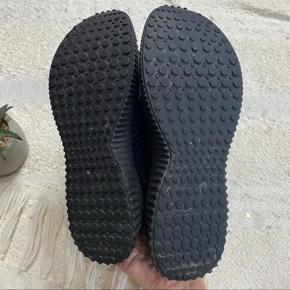 Puma x Fenty sneakers black fabric ankle strap lace up shoes