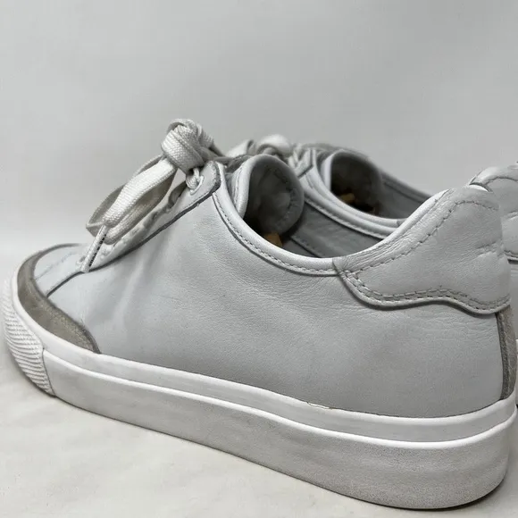 Rag &amp; Bone Shoes Women Size 8 (39) Low Sneakers White Off White Leather Casual