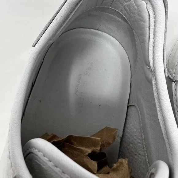 Rag &amp; Bone Shoes Women Size 8 (39) Low Sneakers White Off White Leather Casual