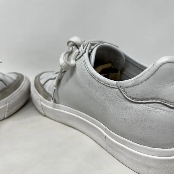 Rag &amp; Bone Shoes Women Size 8 (39) Low Sneakers White Off White Leather Casual