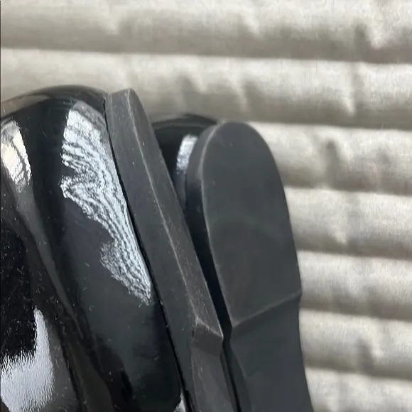Ralph Lauren Mary Jane Ballet Flat Strap Size 38.5 Black