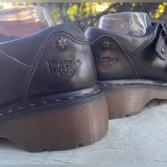 Rare Vintage Dr Martens Amanda Double Strap Chunky Heel Mary Jane US Size 8-8.5