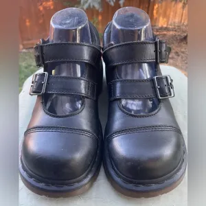Rare Vintage Dr Martens Amanda Double Strap Chunky Heel Mary Jane US Size 8-8.5