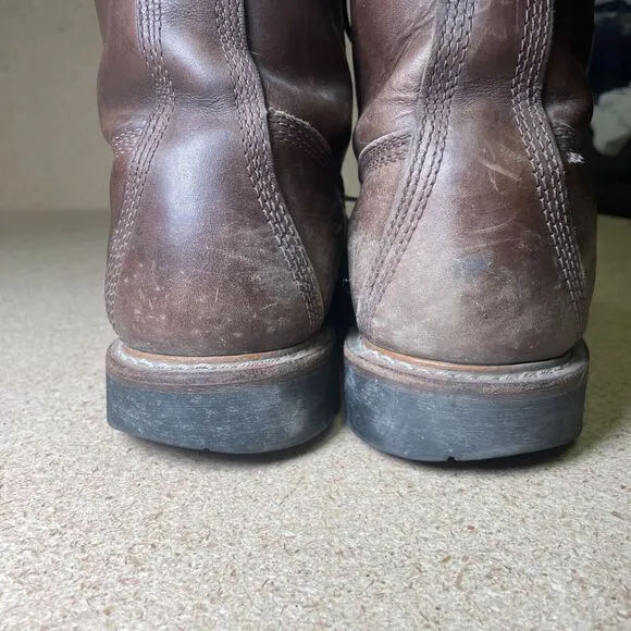 Red Wing Boots ASTM F 2413-11 Steel Toe Vibram Sole. Brown Size 10D