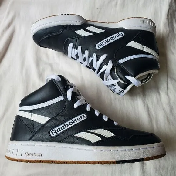 Reebok Boys BB4600 Lee 3 Black White FU7791 Basketball Shoes Size 5.5/Women's 7