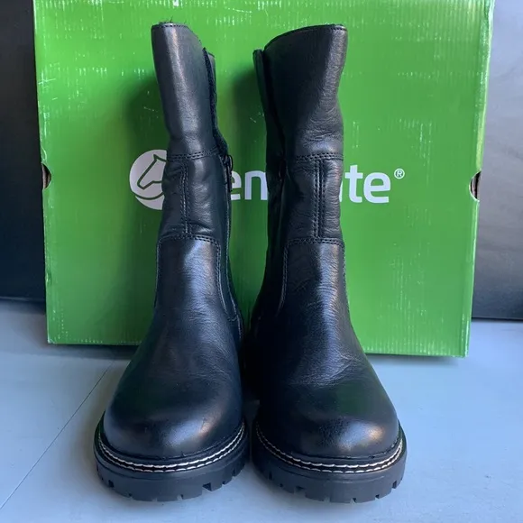 Remonte NWB Women's Waterproof Side-Zipped‎ Ankle Boots, Black, Size 36EU/5.5US