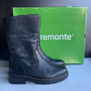 Remonte NWB Women's Waterproof Side-Zipped‎ Ankle Boots, Black, Size 36EU/5.5US