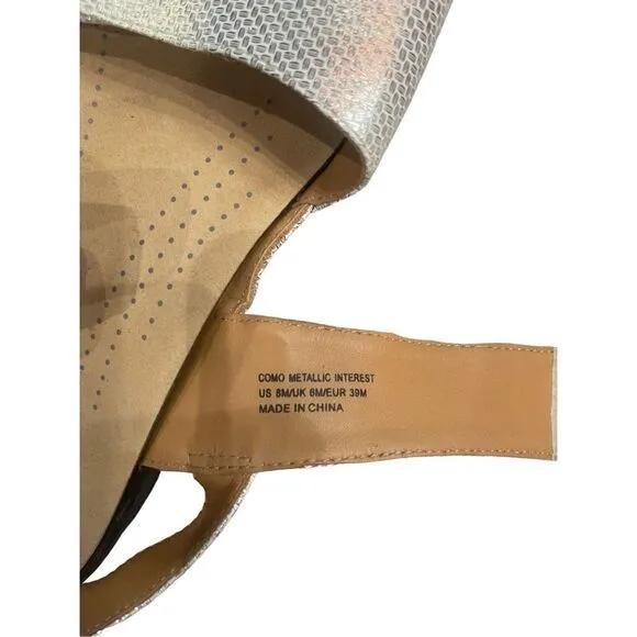 Revere Shoes Como Back Strap Sandal size 8