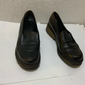 ROBERT CLERGERIE Paris brown leather Platform Loafers Shoes size 9