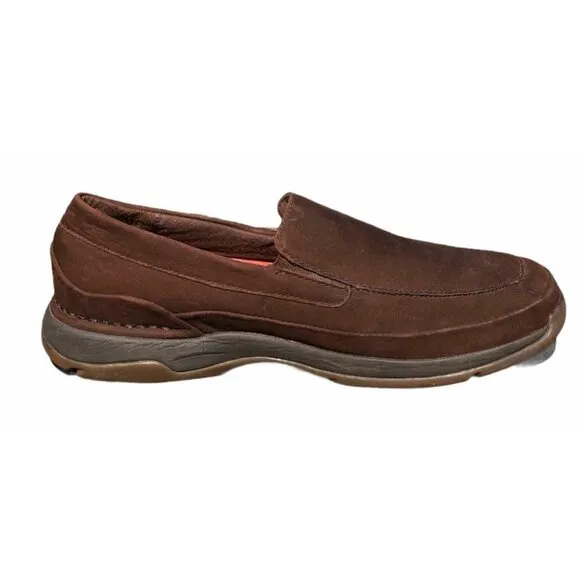 Rockport Loafers Mens 10 Brown Suede Slip Ons EUR 42 Shoes APW2060DM Flats Comfo