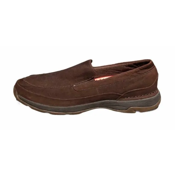 Rockport Loafers Mens 10 Brown Suede Slip Ons EUR 42 Shoes APW2060DM Flats Comfo