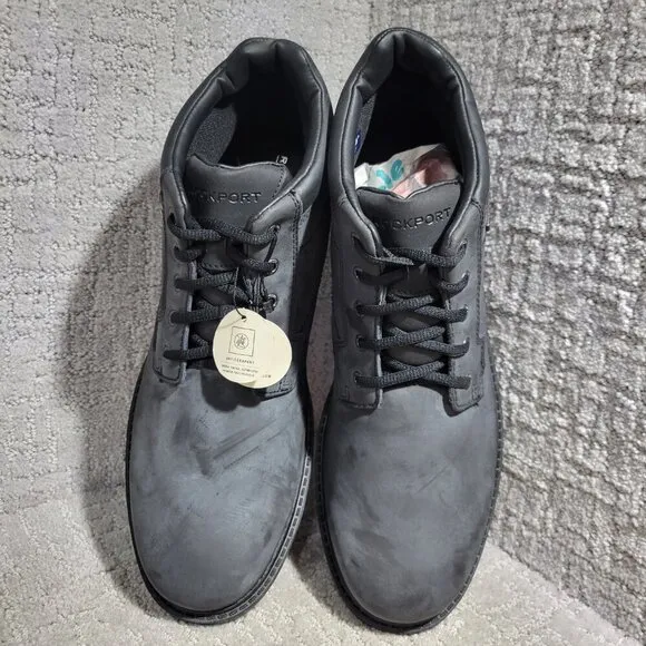 Rockport Storm Surge Men's Size 11.5 US Black Waterproof Ankle Boots A13714