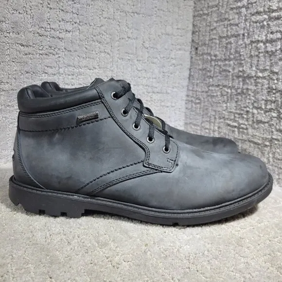 Rockport Storm Surge Men's Size 11.5 US Black Waterproof Ankle Boots A13714