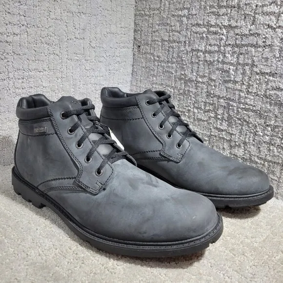 Rockport Storm Surge Men's Size 11.5 US Black Waterproof Ankle Boots A13714