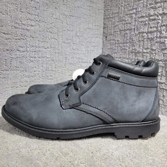 Rockport Storm Surge Men's Size 11.5 US Black Waterproof Ankle Boots A13714