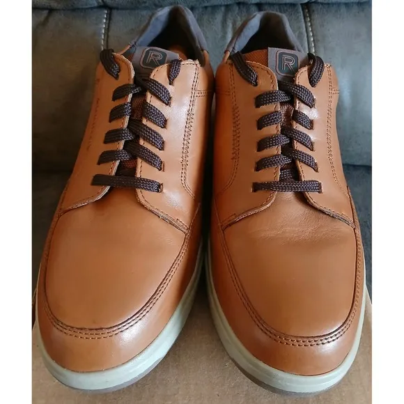 Rockport Truetech SHOES Bronson Brown Leather NEW with box Comfort Size 10W #802