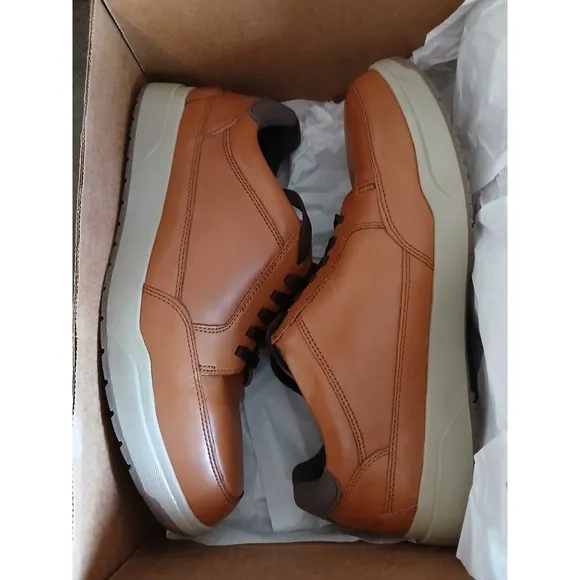 Rockport Truetech SHOES Bronson Brown Leather NEW with box Comfort Size 10W #802
