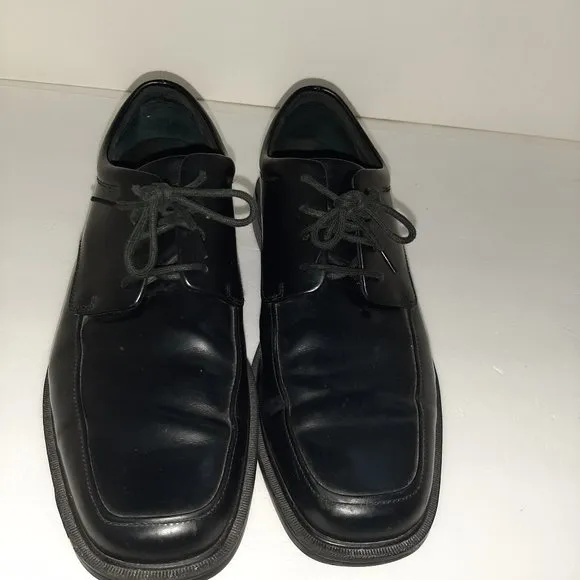 Rockport Waterproof HydroShield Leather Evander BlackLace Up Oxford Shoes 11N