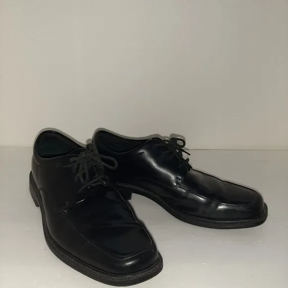 Rockport Waterproof HydroShield Leather Evander BlackLace Up Oxford Shoes 11N