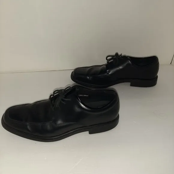 Rockport Waterproof HydroShield Leather Evander BlackLace Up Oxford Shoes 11N