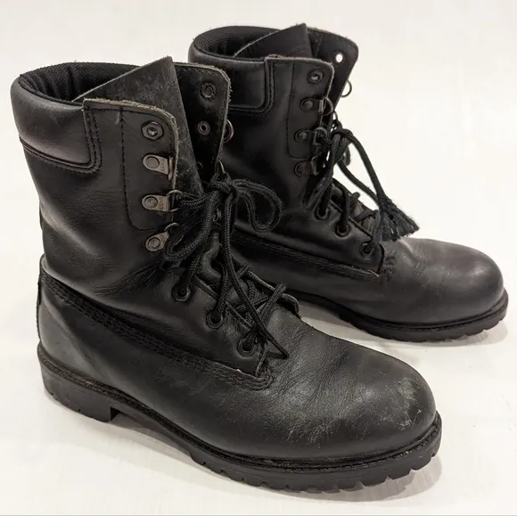 ROCKY RB800 thinsulate waterproof black leather lace-up boots