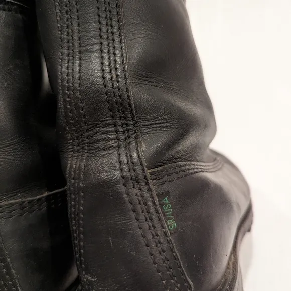 ROCKY RB800 thinsulate waterproof black leather lace-up boots