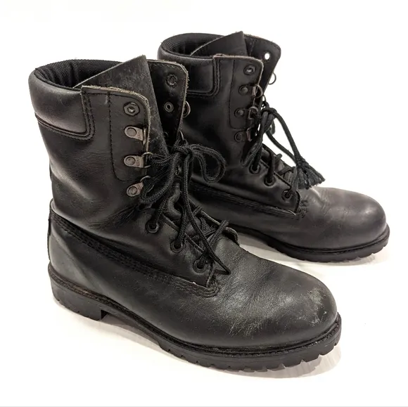ROCKY RB800 thinsulate waterproof black leather lace-up boots