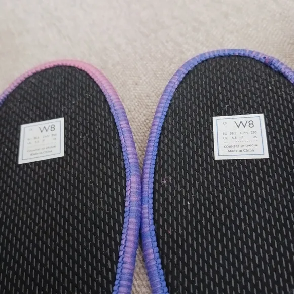 Rothy's Burgundy Knit Slip-On Sneakers