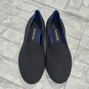 Rothy's The Flat Loafers Flats Shoes Womens Size‎ 8.5 Black Slip On