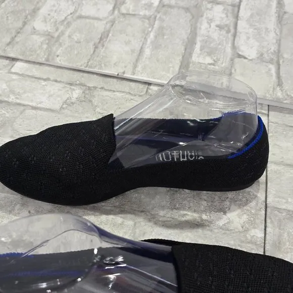 Rothy's The Flat Loafers Flats Shoes Womens Size‎ 8.5 Black Slip On