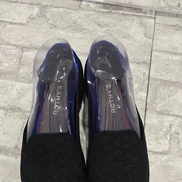 Rothy's The Flat Loafers Flats Shoes Womens Size‎ 8.5 Black Slip On