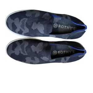 Rothy's The Original Slip On Sneakers Shoes Gray Black Camo Size 10.5