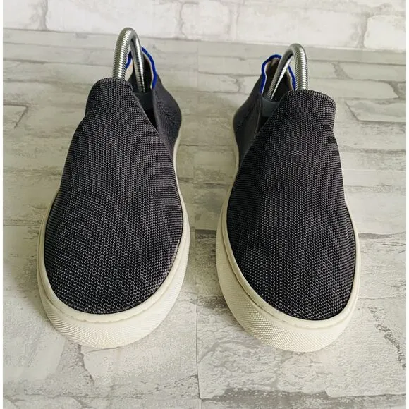 Rothys The Original Slip On Sneakers Steel Gray Comfortable Casual Shoes Sz 10.5